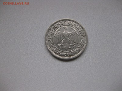 ВЕЙМАР,50 пфеннигов 1931А(никель)!до 25.02.2016 - IMG_2055.JPG