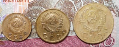 Лот бронзы 1949 года : 1;2;3 копейки до 22.00.26.02.2016г. - DSCN3238_cr