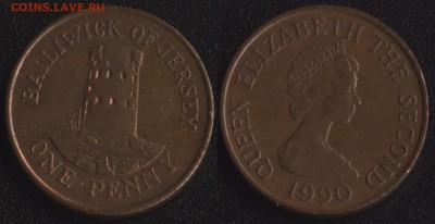 Джерси 1 пенни 1990 до 22:00мск 29.02.16 - Джерси 1 пенни 1990