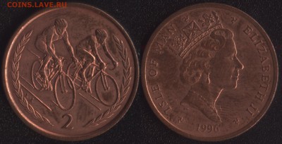 Остров Мэн 2 пенса 1996 ВЕЛОСПОРТ до 22:00мск 29.02.16 - Остров Мэн 2 пенса 1996