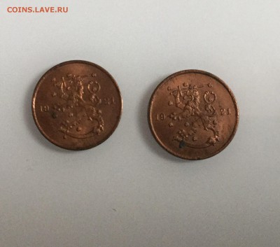 ЛОТ ПЕННИ 1921 ФИНЛЯНДИЯ UNC 29 февраля в 22-00 по Москве - image