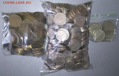 100 рублей, 50 рублей, 20,10,5,1 рубль. 90-х. 3,5 кг. - DSC_0566.JPG