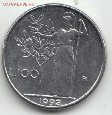 Италия 100 лир 1992 до 27.02.2016 - 15 (1)