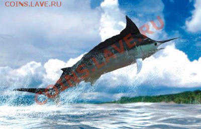 Животные на монетах - Парусник