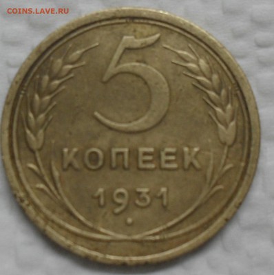 5 копеек 1931г. на оценку - SDC135711