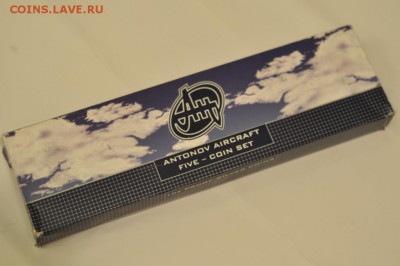 Набор монет. О-ва Кука, 2008 год. Самолеты Антонова(5шт) RRR - 2.JPG