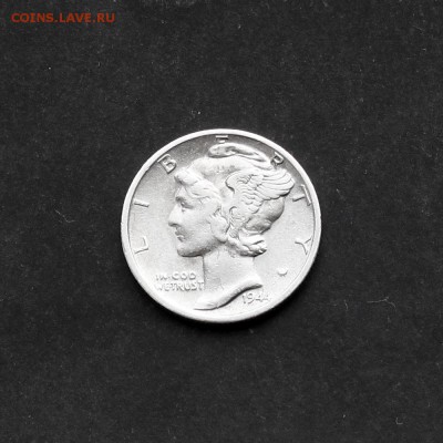 США. 1 дайм 1944 с 1 рубля! до 01.03 в 22:00 мск - +IMG_0459