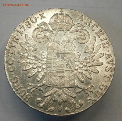 1 талер 1780 Мария Тереза. На подлинность и оценку. - P2260046.JPG