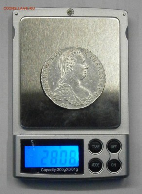1 талер 1780 Мария Тереза. На подлинность и оценку. - P2260052.JPG