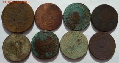 3 копейки 1859-1924 (8 штук) до 2.3.2016 (22.10 мск) - медь8шт_ав.JPG