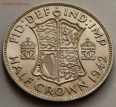 2 кроны 1942 Георг VI, до 03.03.16 в 22:00 - 4909