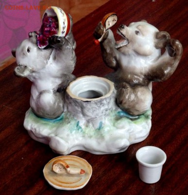 Фарфоровая чернильница "Медвежата" ЛФЗ до 28.02.16 22-00 - P2251846.JPG