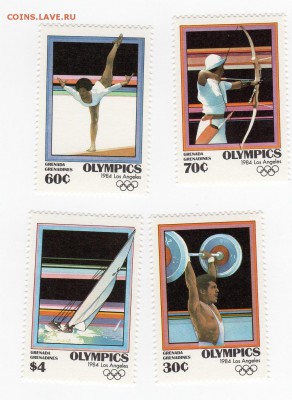 Спорт Гренада Гренадины Olympic Games - Los Angeles, USA MNH - Гренада Гренадины 84_1.JPG
