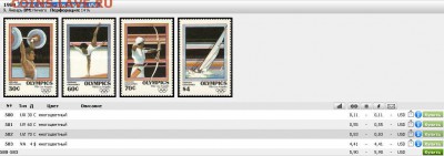 Спорт Гренада Гренадины Olympic Games - Los Angeles, USA MNH - Гренада Гренадины 84.JPG