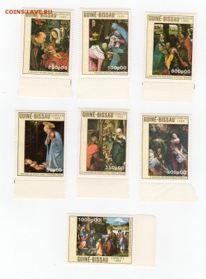 Живопись Гвинея-Биссау. Рождество. серия 7м* - img055