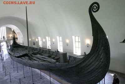 Монеты с Корабликами - Осебергская ладья.