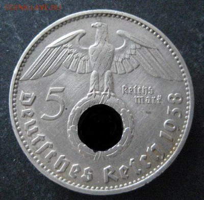 5 марок 1938 J, 3 рейх, до 22.00 2.03. - IMG_7827.JPG