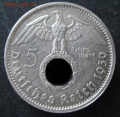 5 марок 1939 А, 3 рейх.  до 22.00 2.03. - IMG_7829.JPG