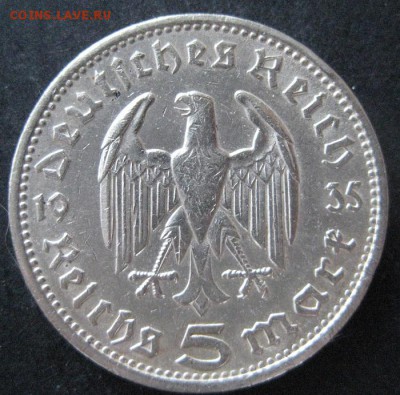 5 марок 1935 А, 3 рейх. до 22.00 2.03. - IMG_7868.JPG