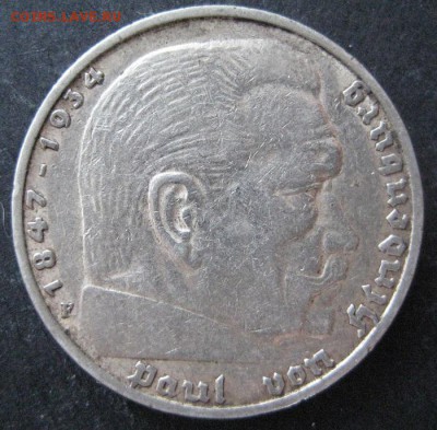 5 марок 1935 F, 3 рейх. до 22.00 2.03. - IMG_7873.JPG