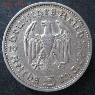 5 марок 1935 F, 3 рейх. до 22.00 2.03. - IMG_7874.JPG