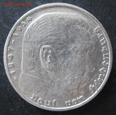 5 марок 1935 G, 3 рейх, до 22.00 2.03. - IMG_7875.JPG