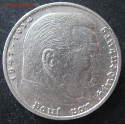 5 марок 1936 А, 3 рейх, до 22.00 2.03. - IMG_7877.JPG