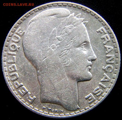 Франция_10 франков 1930. Серебро; до 29.02_22.02мск - 11061