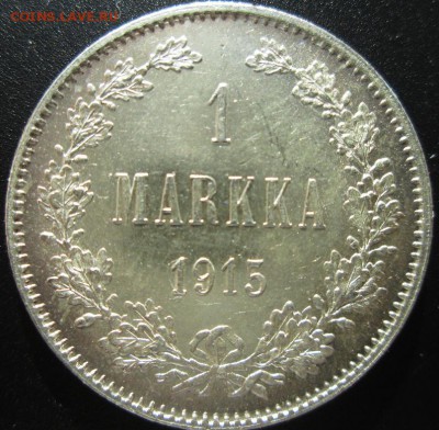 1 марка 1915. UNC. До 03.03 22-00 мск - рев1915