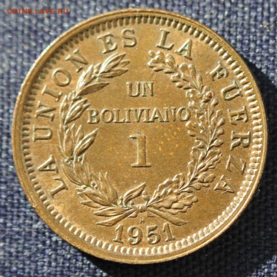 С 1 руб. БОЛИВИЯ 1 боливиано 1951г. В КОЛЛЕКЦИЮ! до 4.03 - IMG_0291.JPG