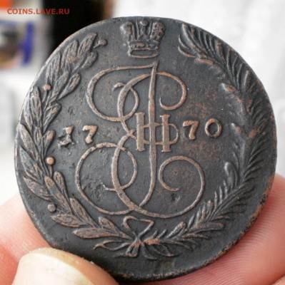 5 копеек 1770 непонятный брак - 5к1770-1