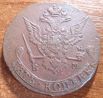 5 копеек 1778 ем (6) Разновид орла до 03.03.16 22:00 мск - 6 5 копеек 1778 ем аверс