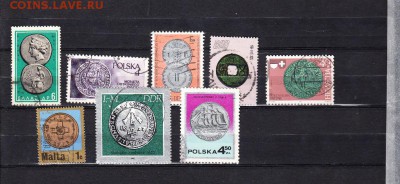 Монеты на марках - 209