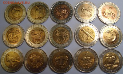 Красная книга - 15 монет - ПОЛНЫЙ КОМПЛЕКТ - 1991-1994 Оценк - 1.JPG