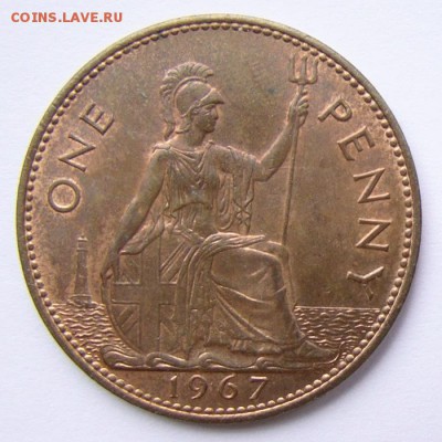 до 04.03.16 - 1 пенни, Великобритания, 1967 - elly-03-2