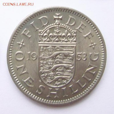 до 04.03.2016 - 1 шиллинг, Великобритания, 1953 - elly-07-2