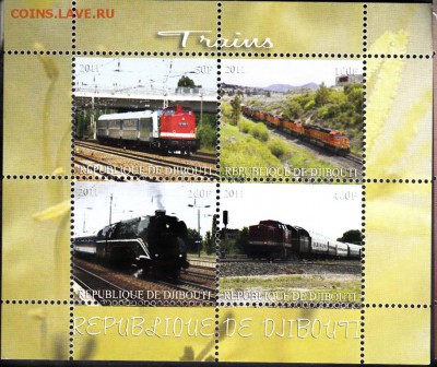 Джибути 2011 локомотивы паровозы лист(1) - 217