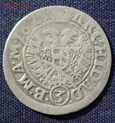 С 1 руб. СВЯЩЕННАЯ РИМСКАЯ ИМПЕРИЯ 3 крейцера 1645г. до 6.03 - IMG_0266.JPG