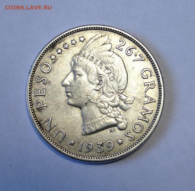 Испания 1792г серебро и Доминикана 1939г. серебро оценка. - 1Domini (2).JPG