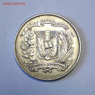 Испания 1792г серебро и Доминикана 1939г. серебро оценка. - 1Domini (1).JPG