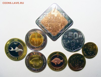 ФАУНА. Кабинда (Ангола) 8 монет 2008-2009 до 3.03.16 в 22.10 - Кабинда 8 моне (1).JPG