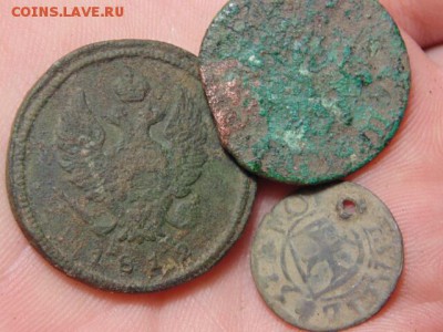 Петровские монеты 90 штук. - 14562512602271