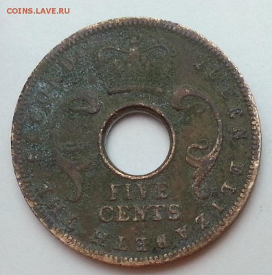 5 центов Восточная Африка 1955 г - до 3.03.16 22:00 мск - 88