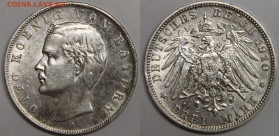 3 марки 1910 D Германия Бавария Отто до 07.03 - IMG_7218.JPG