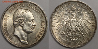 3 марки 1910 Е Германия Саксония Ф. Август III до 07.03 - IMG_7227.JPG