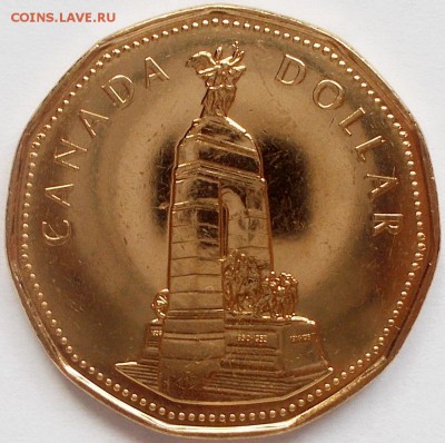 1 доллар 1994 Канада Мемориал войне до 06.03.2016 - DSCN5718.JPG