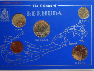 Бермуды набор монет 1988 г. на оценку - DSC03772.JPG