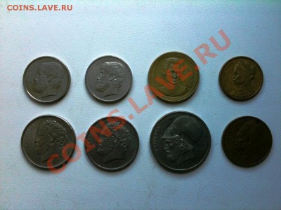 Монеты Греции разного номинала и разновидов (8 шт.) - IMG_0170