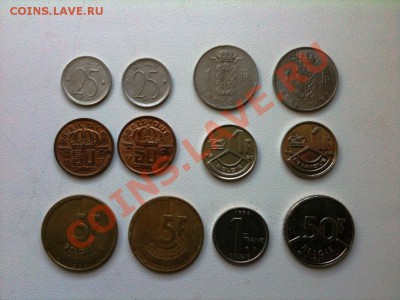 Монеты Бельгии разного номинала и разновидов (12 шт.) - IMG_0167