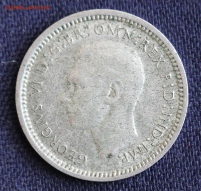 С 1 руб. АВСТРАЛИЯ 3 пенса 1947г.ГЕОРГ-VI до 8.03 в 22-00 - IMG_0345.JPG